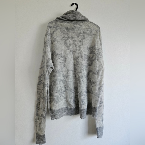 Willow | Luxury Grey Wool Jumper / Turtle Neck / Sweater - | Size Medium - Picture 5 of 6